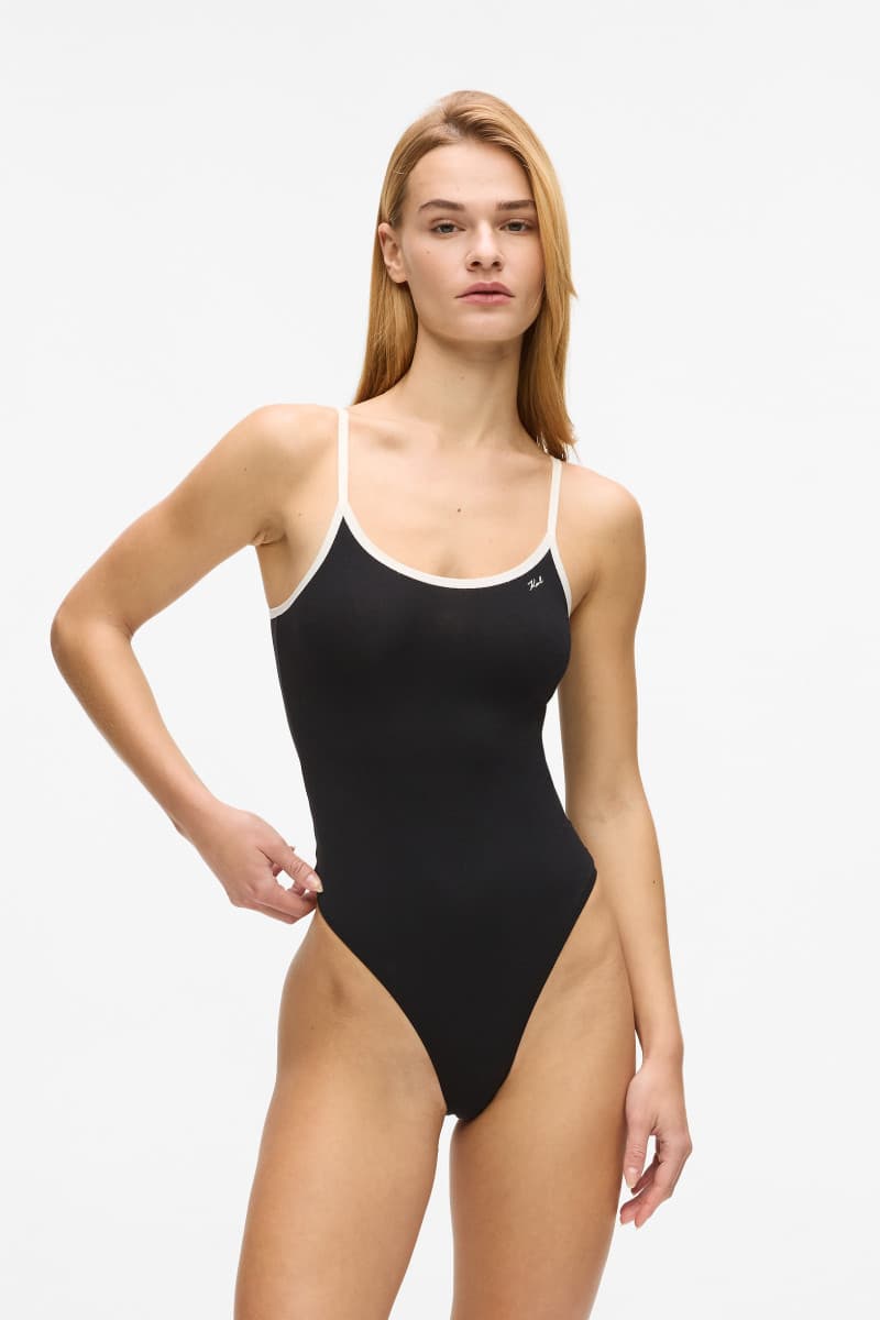 Alsónemű Karl Lagerfeld Signature Dna Body Black