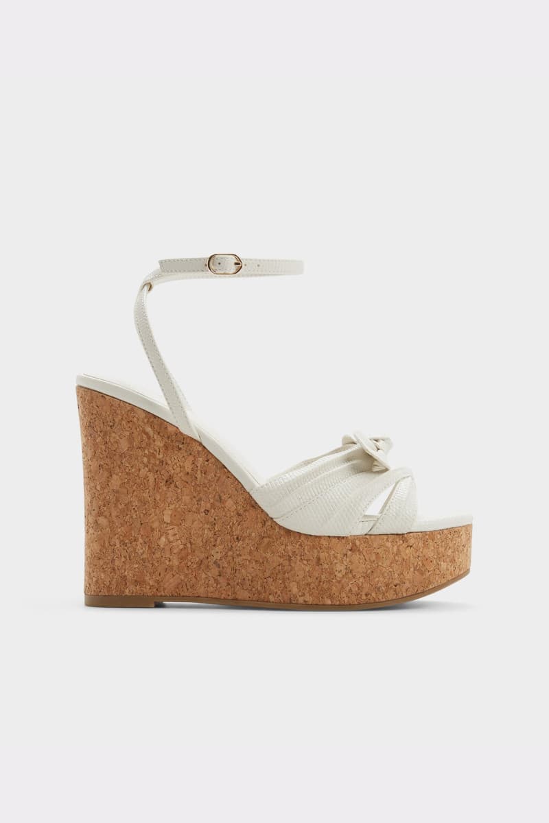 Platform Cipő Aldo Tainah White/Bone