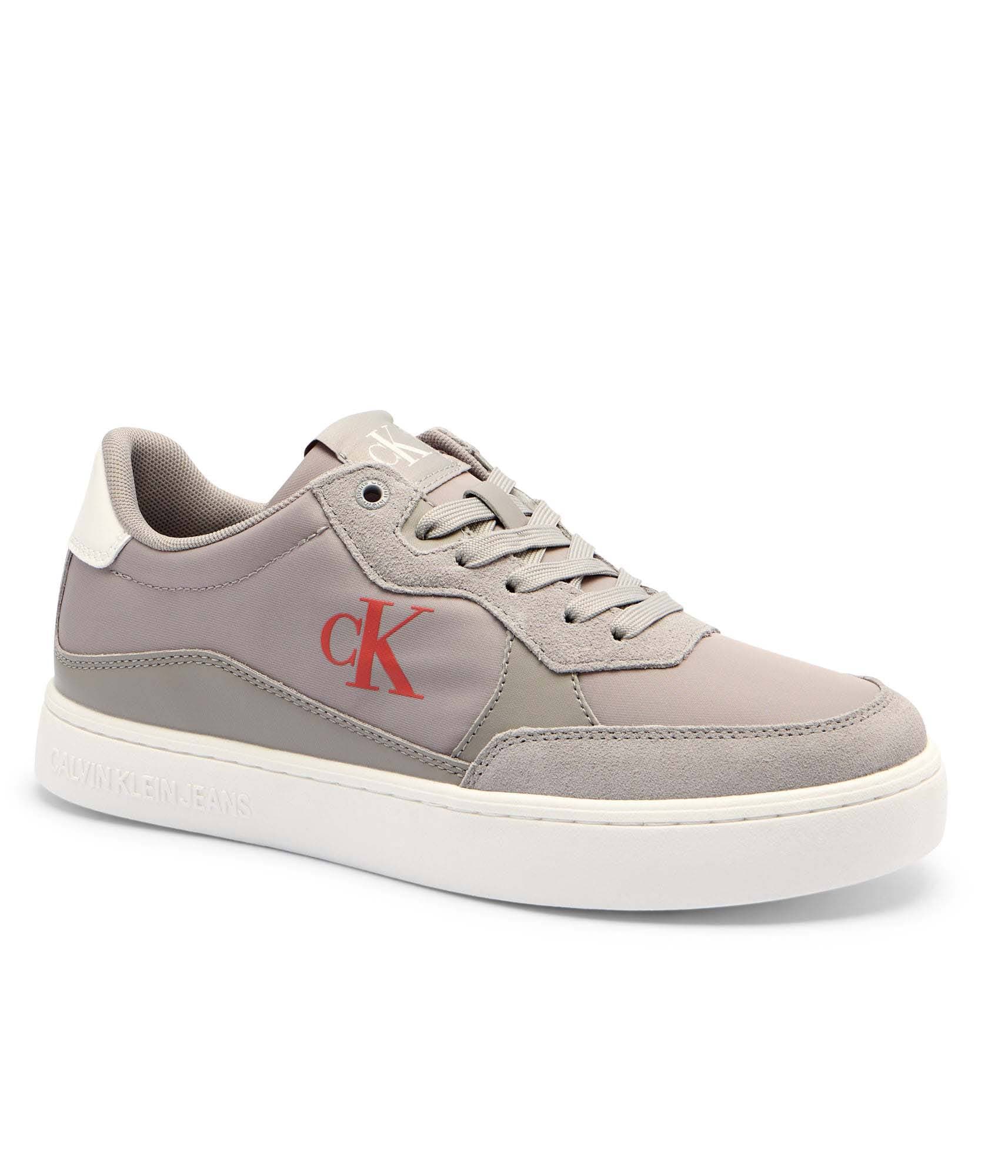 Calvin Klein Jeans Sneakers tornacipő bőr hozzáadásával