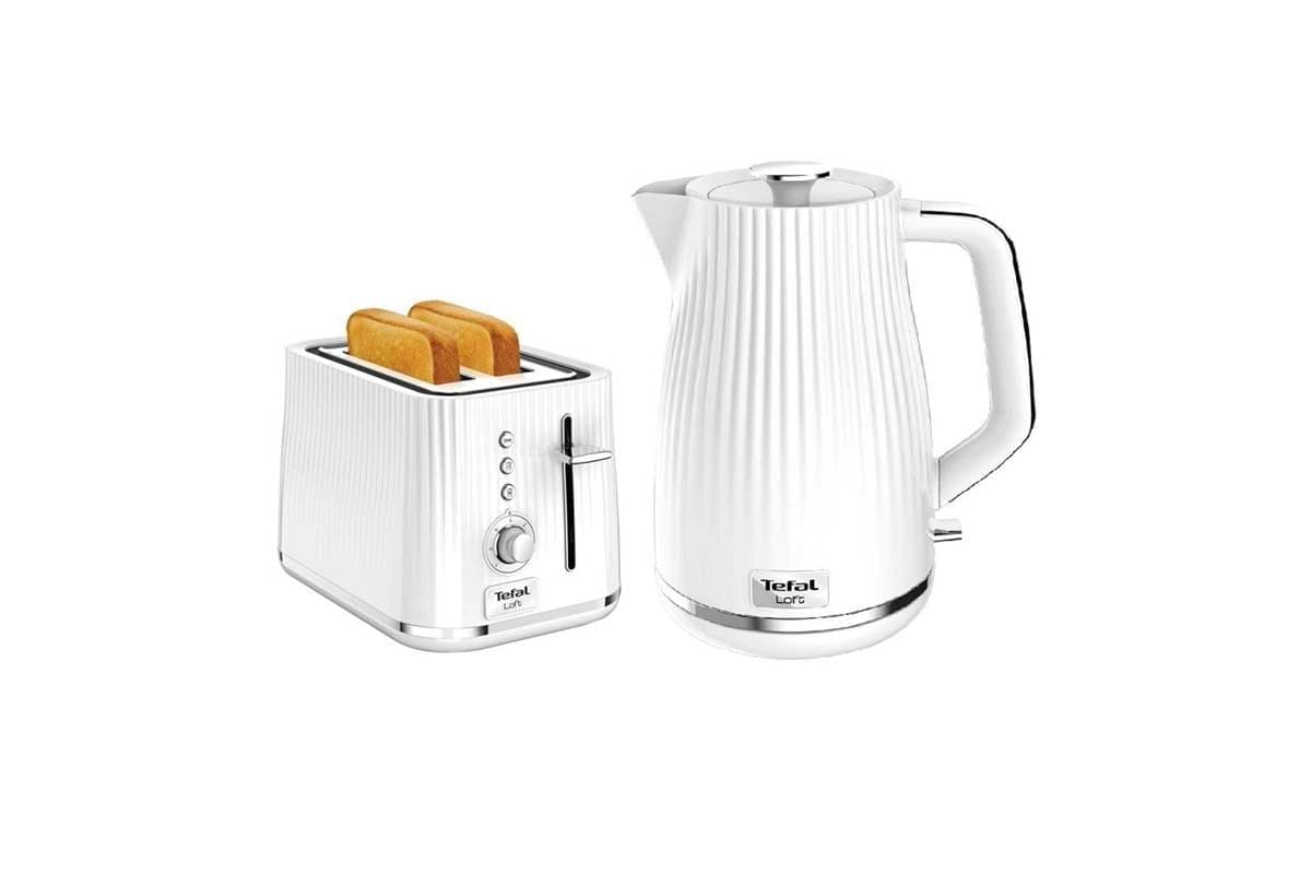 Különleges szett Tefal Loft TT761138 + KO250130 kenyérpirító és elektromos vízforraló