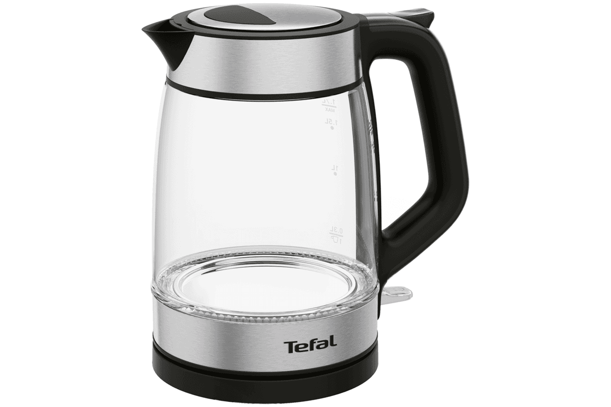 Vízforraló Tefal Glass KI605830 Fekete/Rozsdamentes