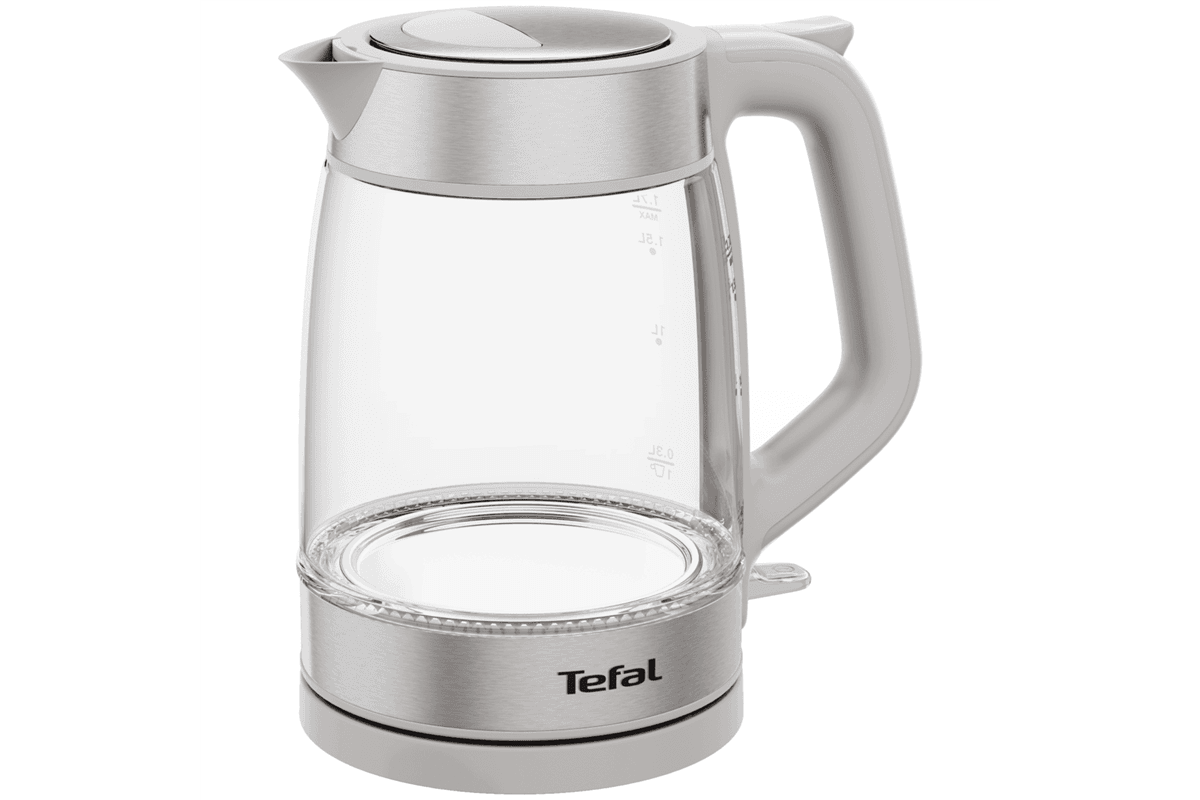 Vízforraló Tefal Glass KI605B30 Világosszürke/Rozsdamentes