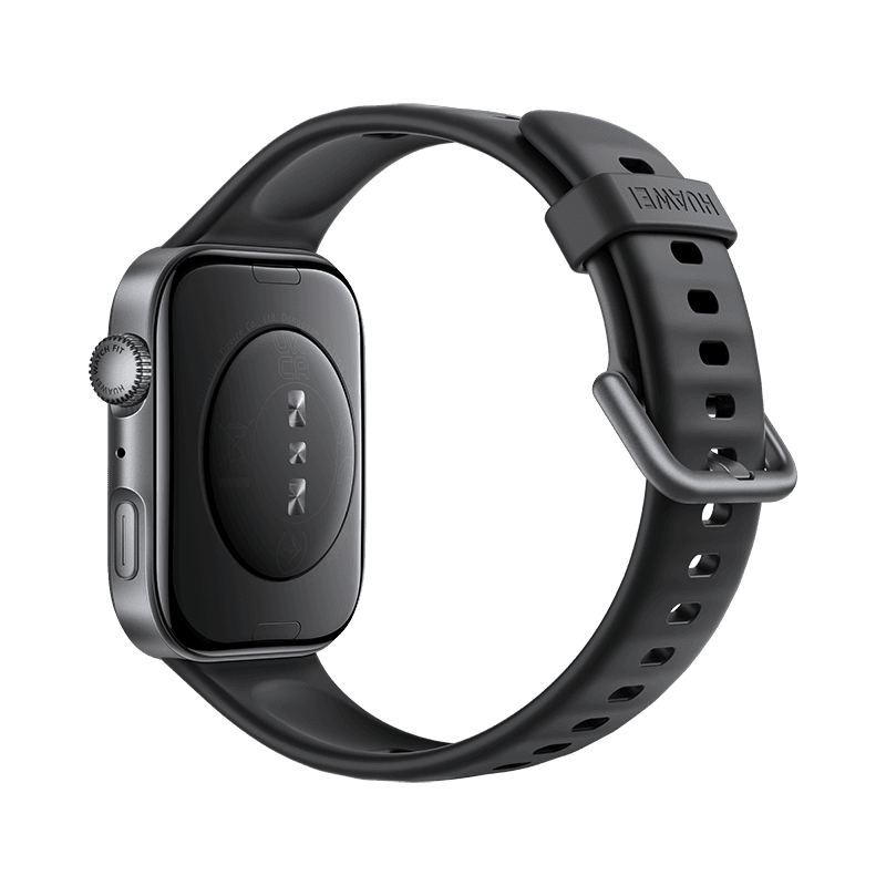 HUAWEI WATCH FIT 4 Fekete óratok fekete fluoroelasztomer szíjjal