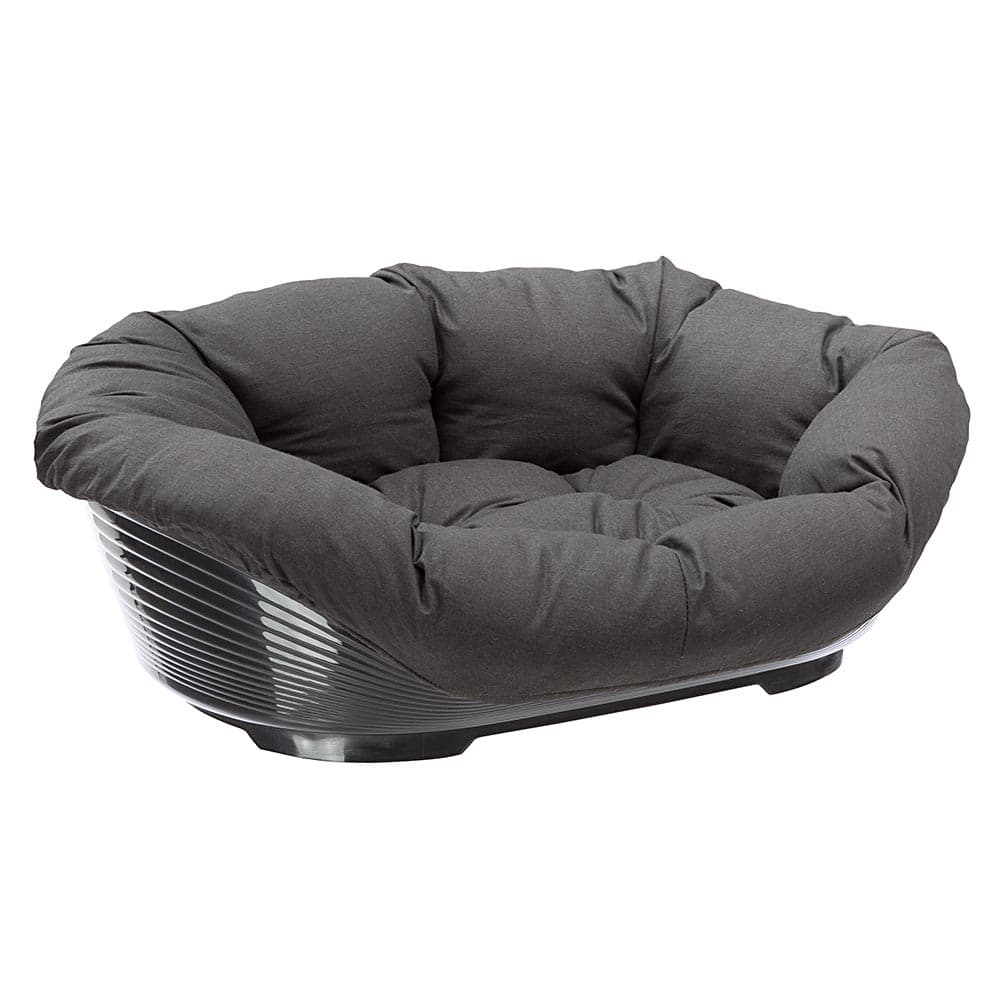 Ferplast Siesta Deluxe kutyakosár+antracit ágybetét+lábak, 4-es méret