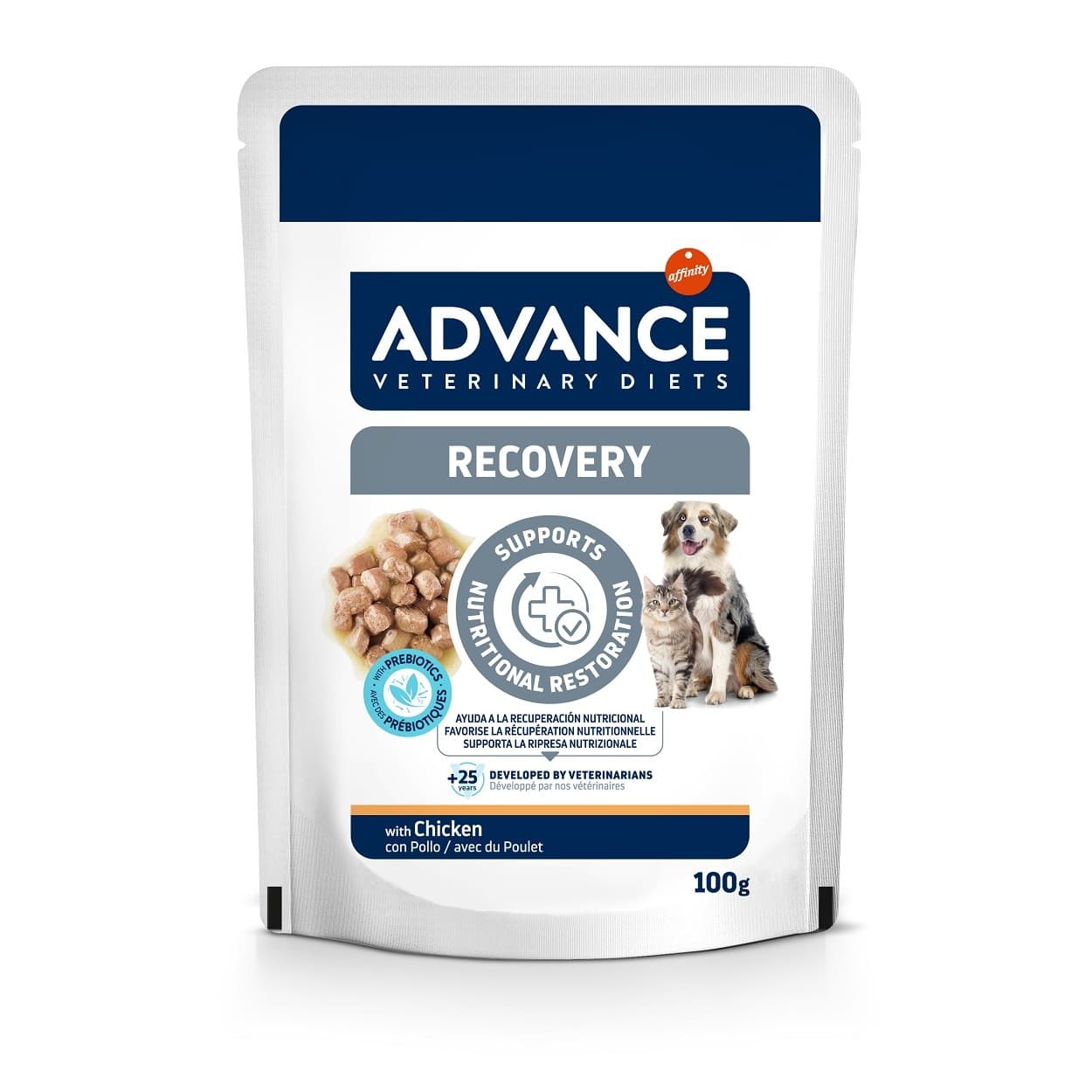 22x100g Advance Veterinary Diets Recovery nedveseledel kutyáknak, macskáknak