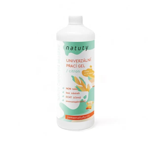 Mosógél Natuty univerzális mosógél citrom illattal 1000 ml (NAT004)