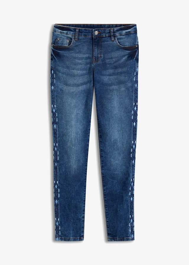 Skinny sztreccsfarmer, Mid Waist