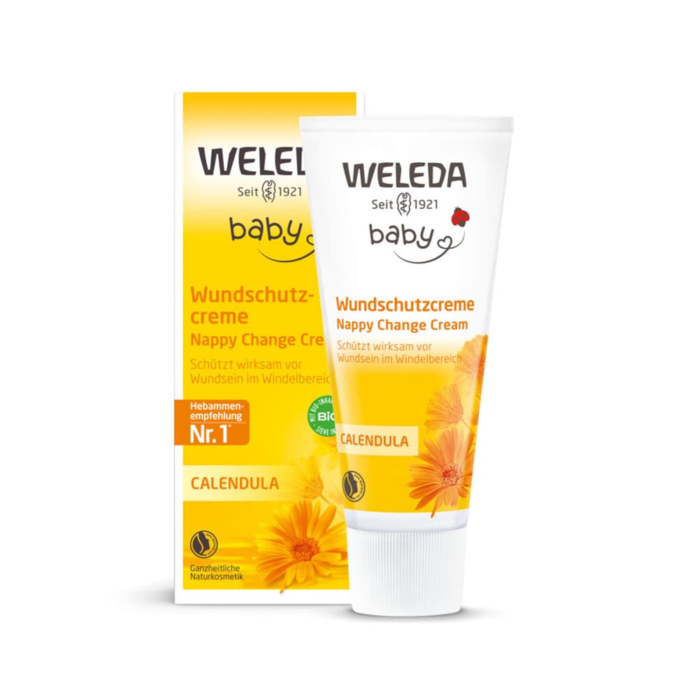 WELEDA Baby Bio körömvirágos pelenkakiütés elleni natúr popsikrém (75ml)