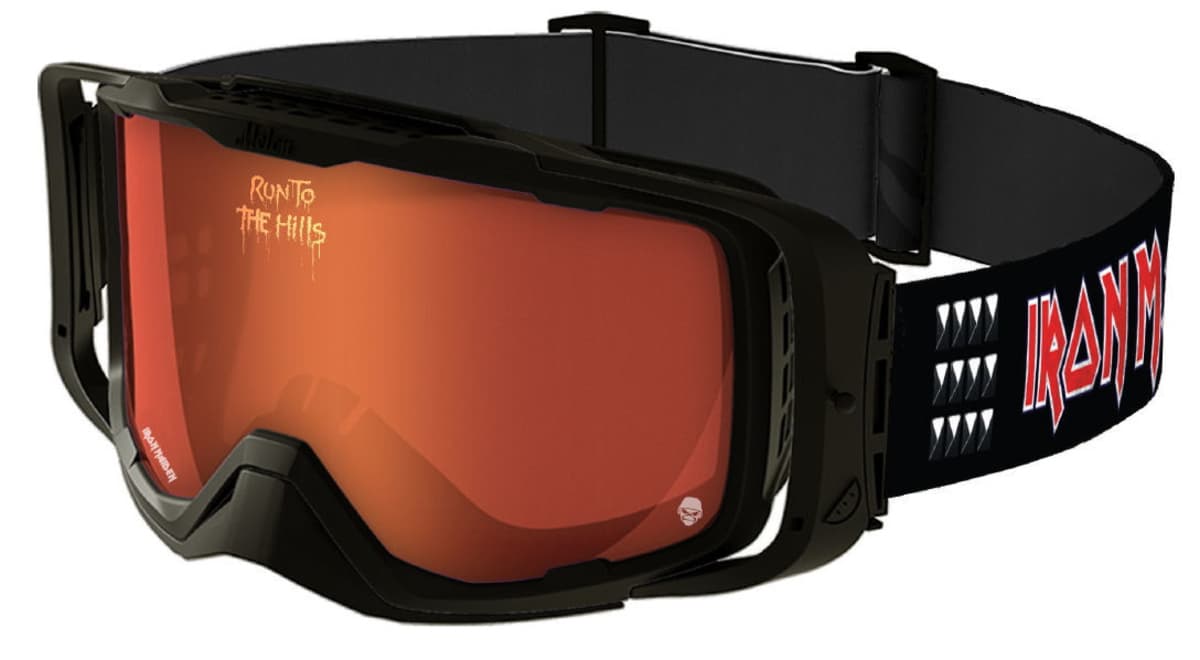 kerékpáros/MTB szemüveg MELON x IRON MAIDEN - Studs - Black/Black/Red Chrome