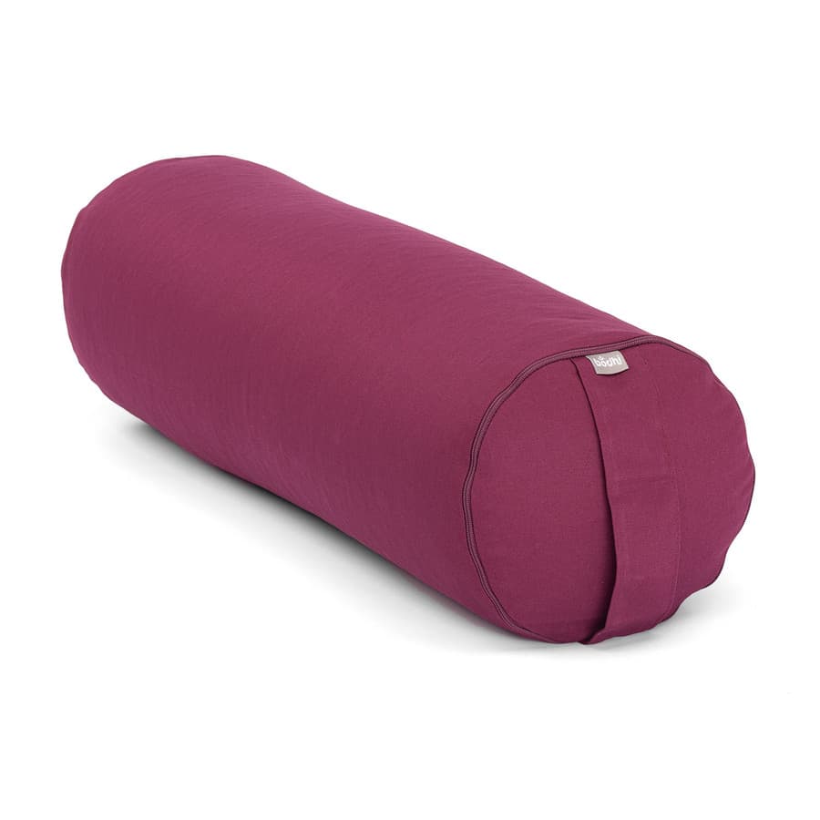 Bolster ECO Pamut hengerpárna - Aubergine - Bodhi